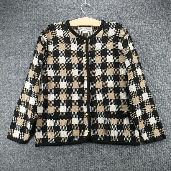 Crystal Kobe Women's Button-Up Cardigan Sweater Multi Large Front Pockets - Picture 2 of 11